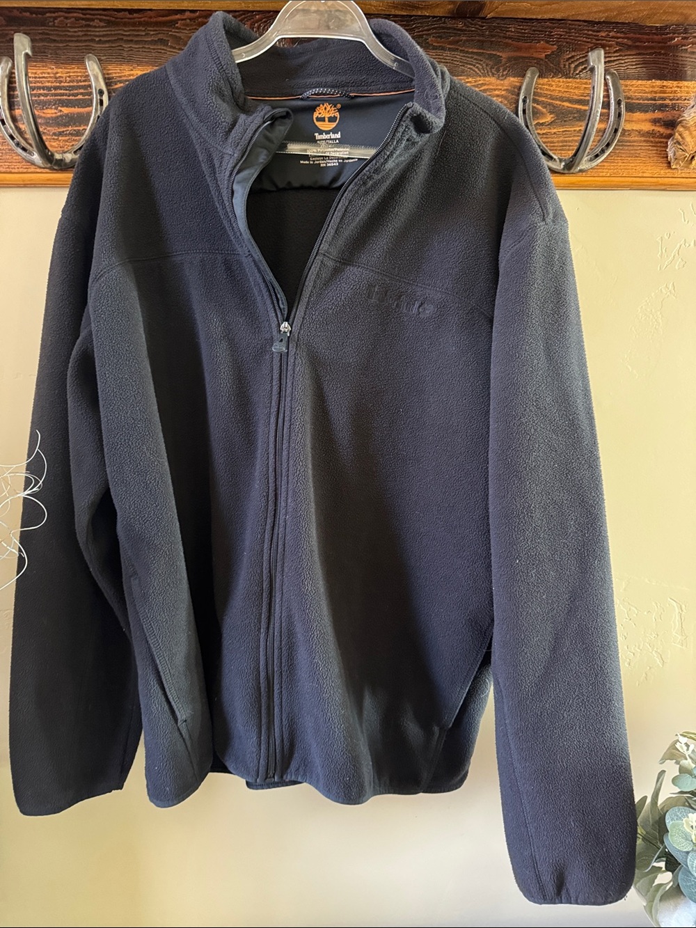 Timberland Men’s Navy Full-Zip Fleece Jacket